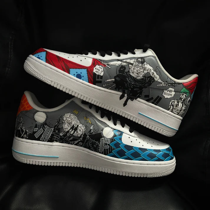 NIKE AIR FORCE 1 X LUFFY GEAR 5 X KAIDO OPEN BOX UNUSED