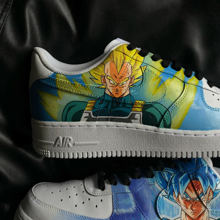 NIKE AIR FORCE 1 X GOKU X VEGETA OPEN BOX UNUSED