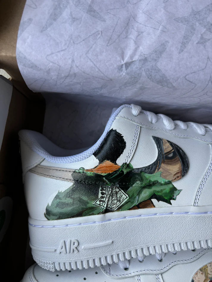 NIKE AIR FORCE 1 X LEVI X ACKERMAN ATTACK ON TITAN OPEN BOX UNUSED