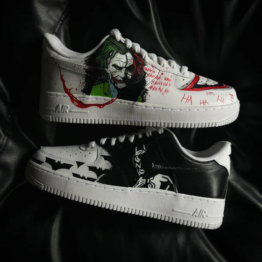 NIKE AIR FORCE 1 X JOKER X BATMAN OPEN BOX UNUSED