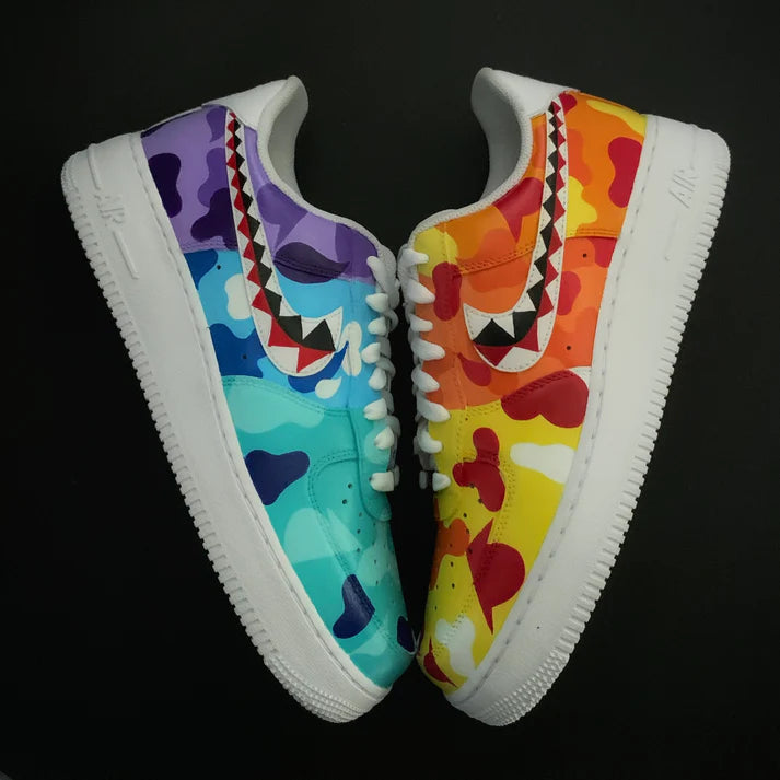 NIKE AIR FORCE 1 X MISMATCHED OPEN BOX UNUSED