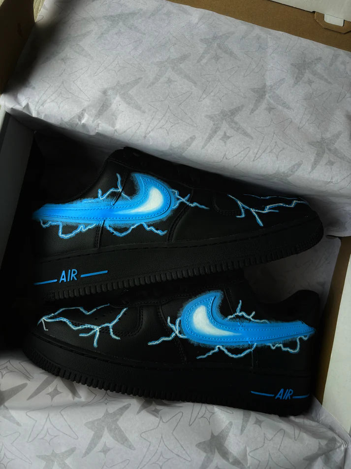 NIKE AIR FORCE 1 X LIGHTNING THUNDER OPEN BOX UNUSED