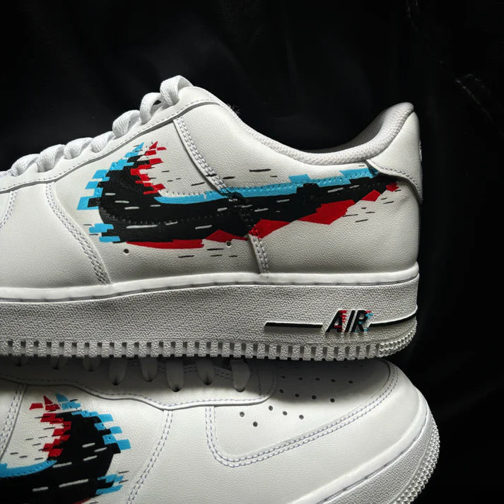 NIKE AIR FORCE 1 X GLITCH OPEN BOX UNUSED