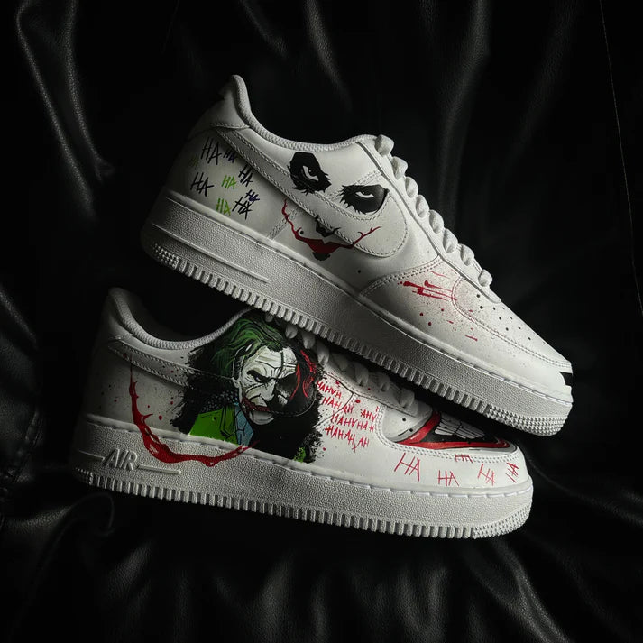 NIKE AIR FORCE 1 X JOKER X BATMAN OPEN BOX UNUSED