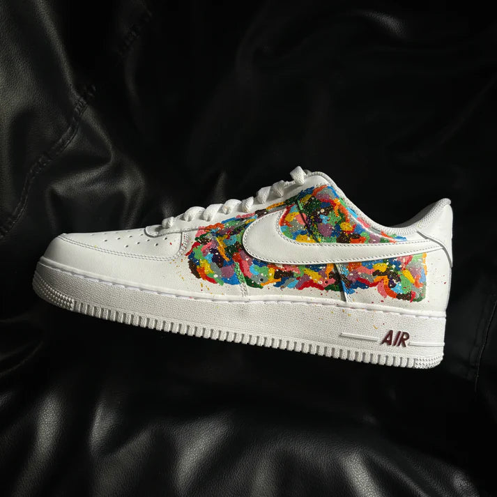 NIKE AIR FORCE 1 X SPLATTER OPEN BOX UNUSED