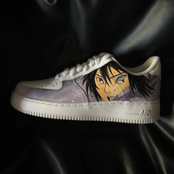 NIKE AIR FORCE 1 X NARUTO X SASUKE OPEN BOX UNUSED