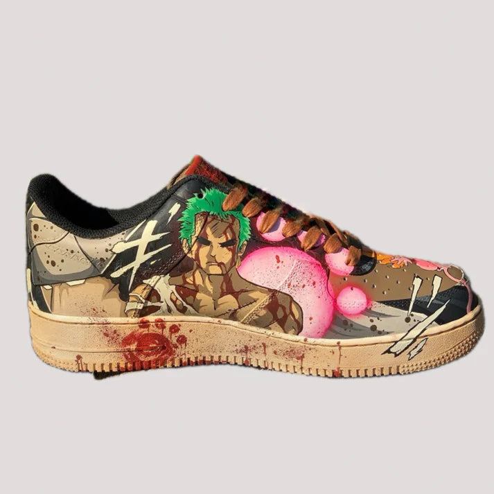 NIKE AIR FORCE 1 X LUFFY X ZORO OPEN BOX UNUSED