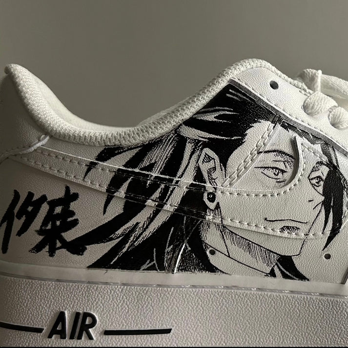 NIKE AIR FORCE 1 X JUJUTSU KAISEN (GOJO X GETO) OPEN BOX UNUSED