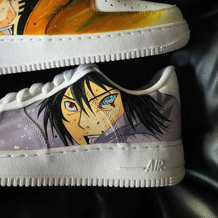 NIKE AIR FORCE 1 X NARUTO X SASUKE OPEN BOX UNUSED