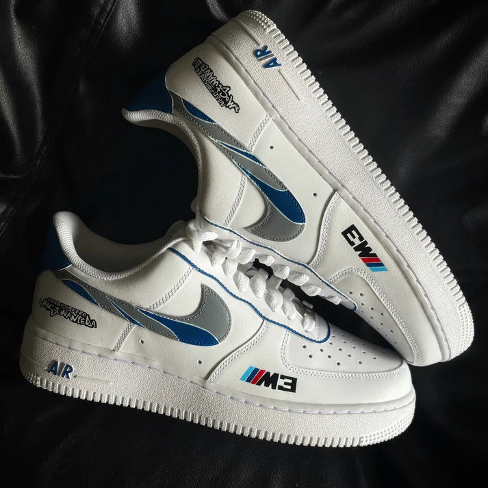 NIKE AIR FORCE 1 X M3 GTR NFS MOST WANTED OPEN BOX UNUSED