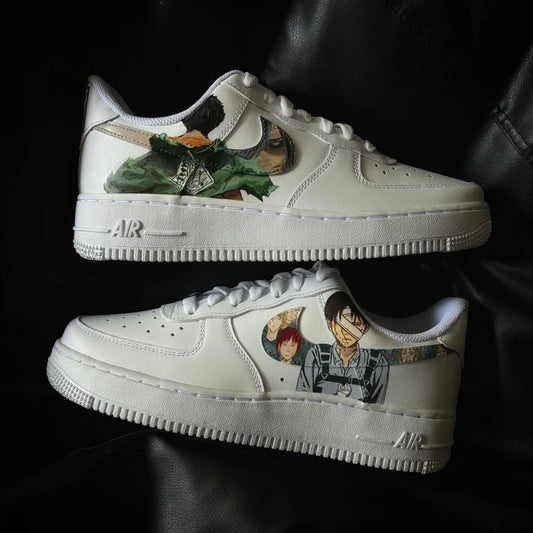 NIKE AIR FORCE 1 X LEVI X ACKERMAN ATTACK ON TITAN OPEN BOX UNUSED