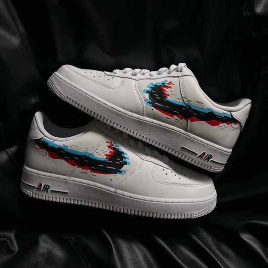 NIKE AIR FORCE 1 X GLITCH OPEN BOX UNUSED