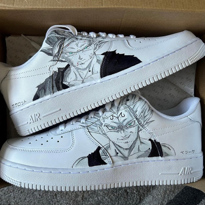 NIKE AIR FORCE 1 X DRAGON BALL Z (GOKU X VEGETA) OPEN BOX UNUSED