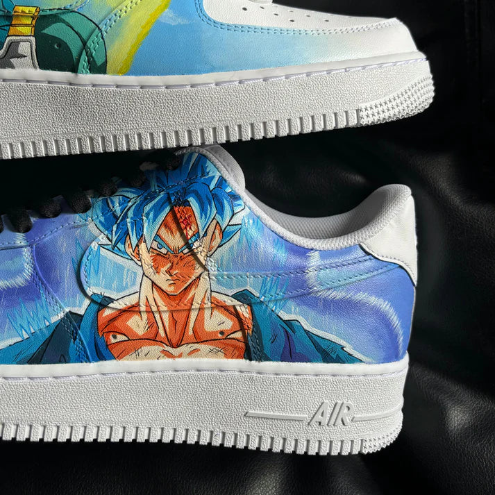 NIKE AIR FORCE 1 X GOKU X VEGETA OPEN BOX UNUSED