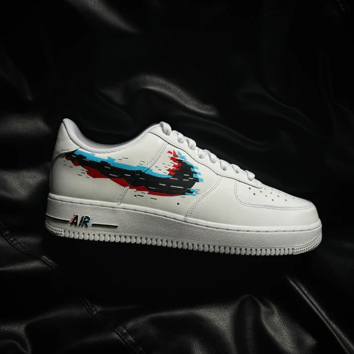 NIKE AIR FORCE 1 X GLITCH OPEN BOX UNUSED