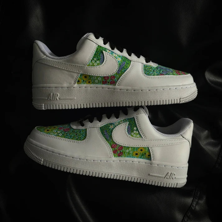 NIKE AIR FORCE 1 X FLOWERS OPEN BOX UNUSED