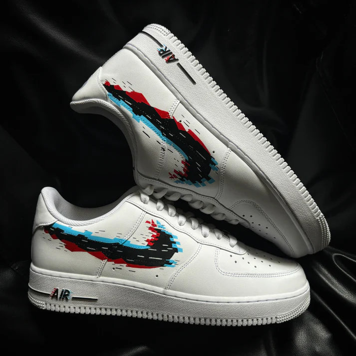 NIKE AIR FORCE 1 X GLITCH OPEN BOX UNUSED