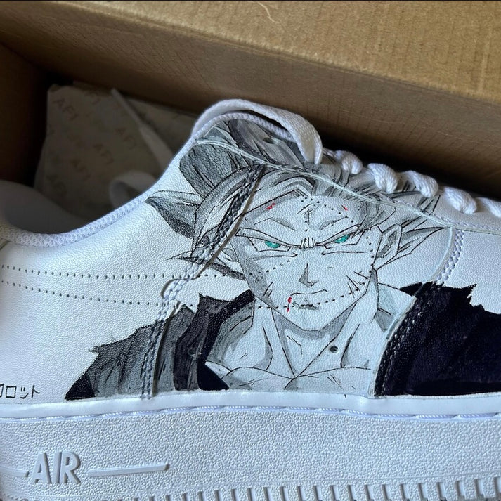 NIKE AIR FORCE 1 X DRAGON BALL Z (GOKU X VEGETA) OPEN BOX UNUSED