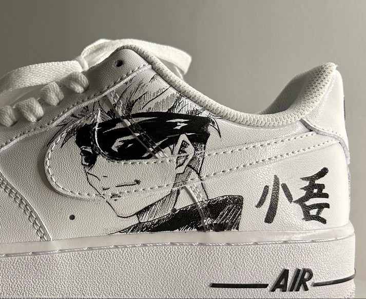 NIKE AIR FORCE 1 X JUJUTSU KAISEN (GOJO X GETO) OPEN BOX UNUSED