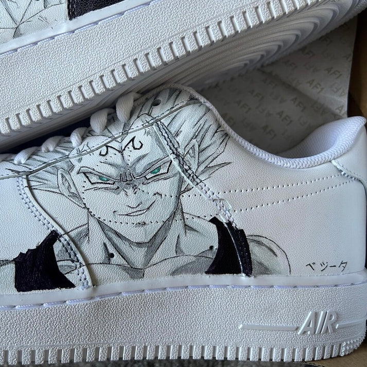 NIKE AIR FORCE 1 X DRAGON BALL Z (GOKU X VEGETA) OPEN BOX UNUSED