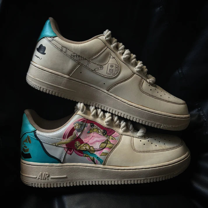 NIKE AIR FORCE 1 X THE CREATION OF ADAM INSPIRED OPEN BOX UNUSED