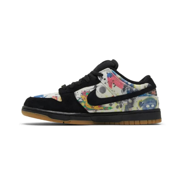 NIKE SB DUNK LOW SUPERME RAMMELLZEE OPEN BOX UNUSED