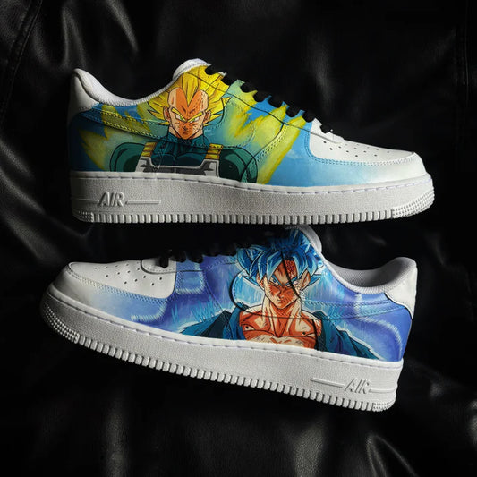 NIKE AIR FORCE 1 X GOKU X VEGETA OPEN BOX UNUSED