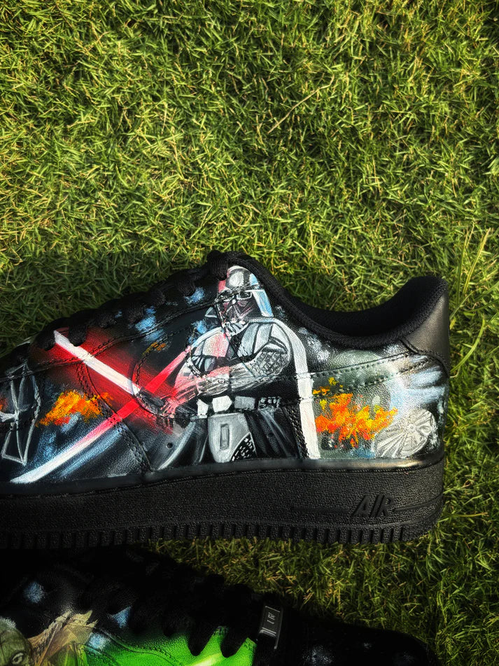 NIKE AIR FORCE 1 X TODA X DARTH VADER OPEN BOX UNUSED