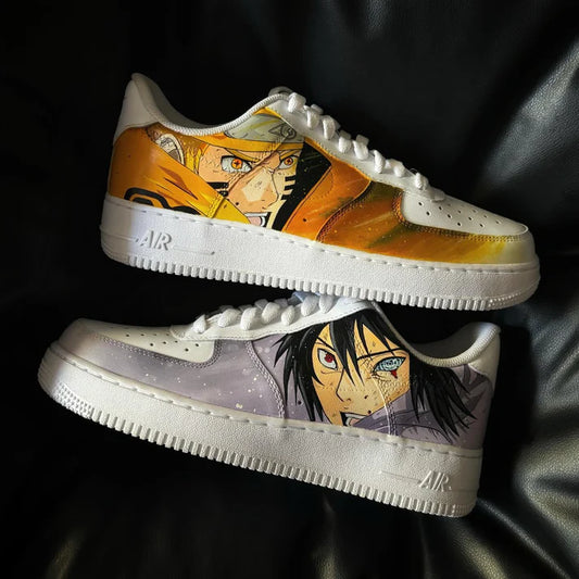 NIKE AIR FORCE 1 X NARUTO X SASUKE OPEN BOX UNUSED