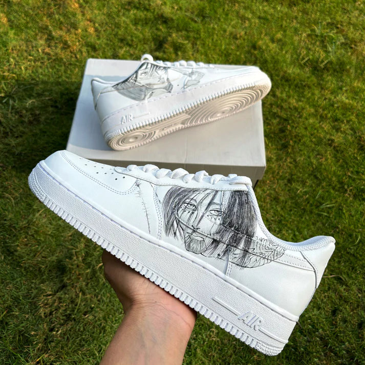 NIKE AIR FORCE 1 X TATTACK ON TITAN OPEN BOX UNUSED