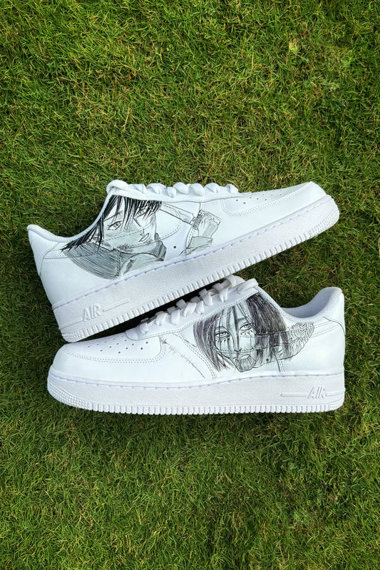 NIKE AIR FORCE 1 X TATTACK ON TITAN OPEN BOX UNUSED