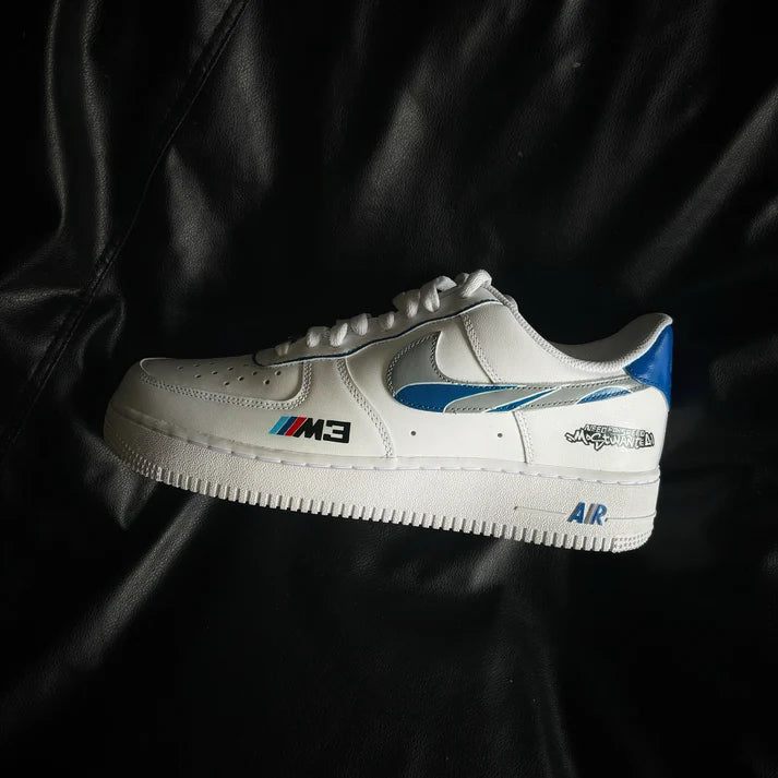 NIKE AIR FORCE 1 X M3 GTR NFS MOST WANTED OPEN BOX UNUSED