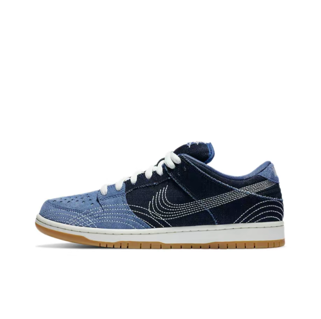 NIKE SB DUNK LOW DENIM SASHIKO  OPEN BOX UNUSED