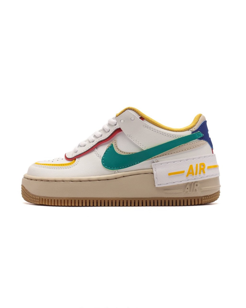 NIKE AIR FORCE 1 SHADOW MULTICOLORED OPEN BOX UNUSED