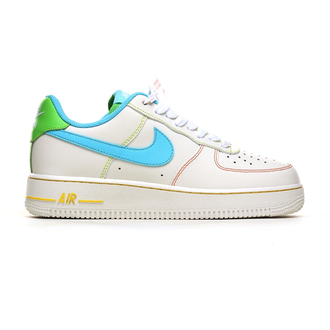 CUSTOM NIKE AIR FORCE 1  RAINBOW OPEN BOX UNUSED