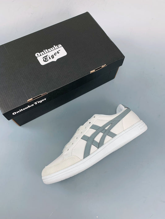 ONITSUKA TIGER ADVANTI WHITE/GREY OPEN BOX UNUSED