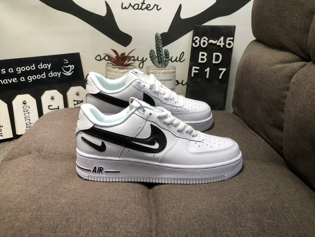 NIKE AIR FORCE 1 '07' WHITE/BLACK OPEN BOX UNUSED