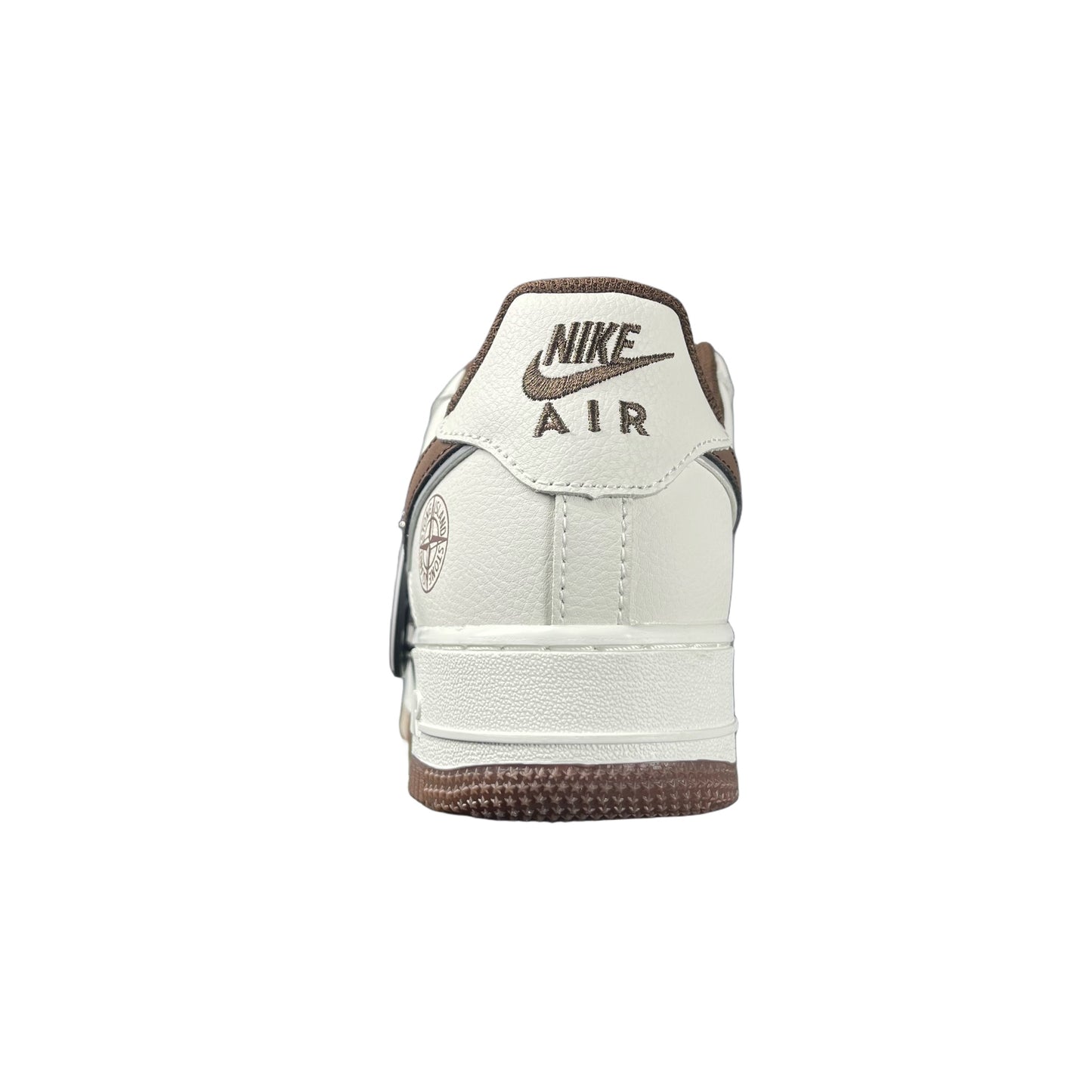 NIKE AIR FORCE 1 LOW WHITE/BROWN  OPEN BOX UNUSED