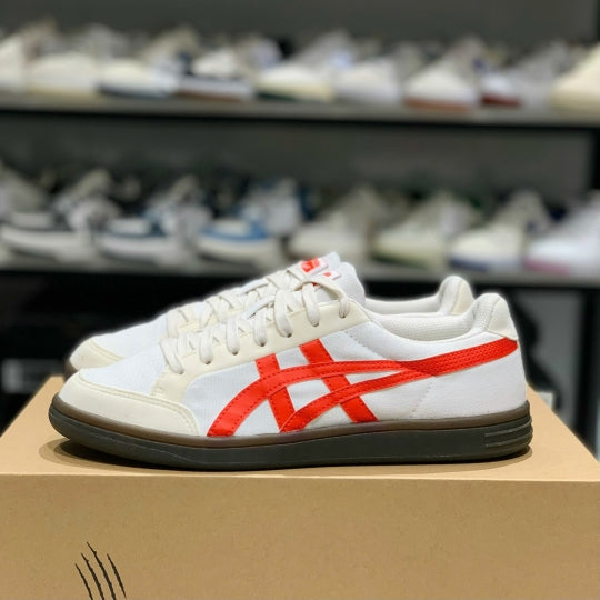 ONITSUKA TIGER ADVANTI WHITE/ORANGE OPEN BOX UNUSED