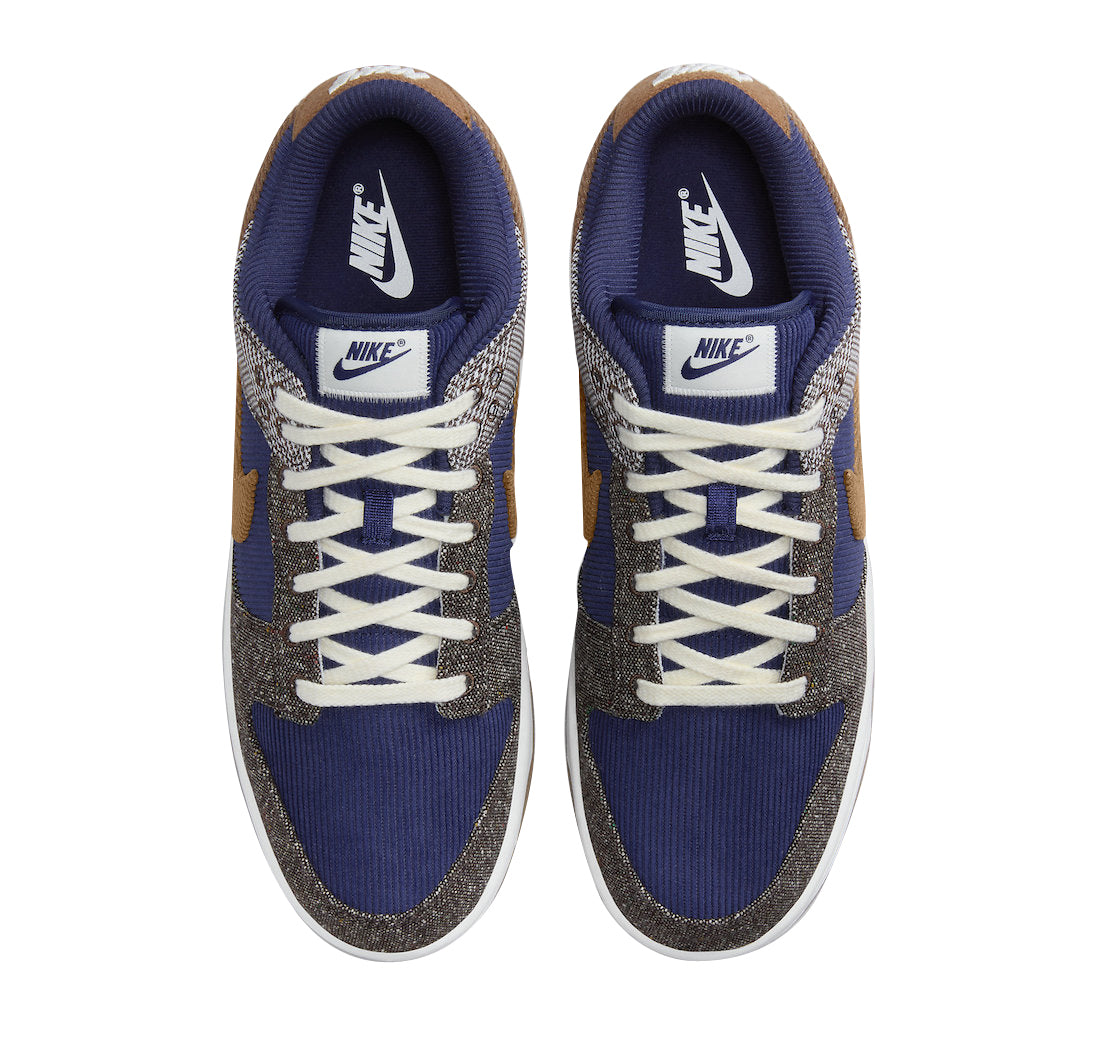 DUNK LOW PRM 'MIDNIGHT NAVY/ALE BROWN' OPEN BOX UNUSED