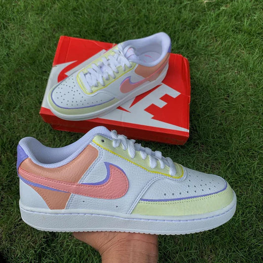 NIKE COURT VISION X PEACH PASTEL OPEN BOX UNUSED