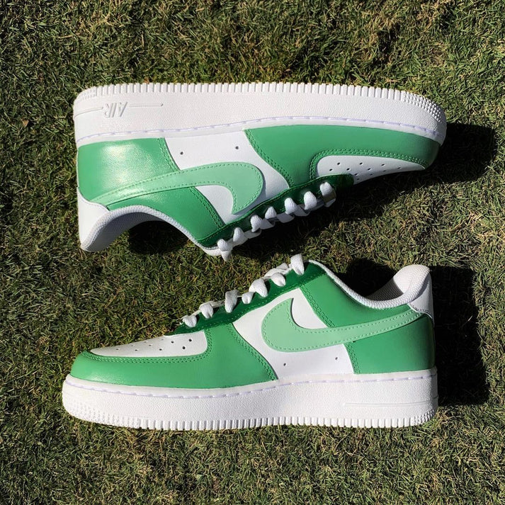 NIKE AIR FORCE 1 X GREEN PASLET OPEN BOX UNUSED