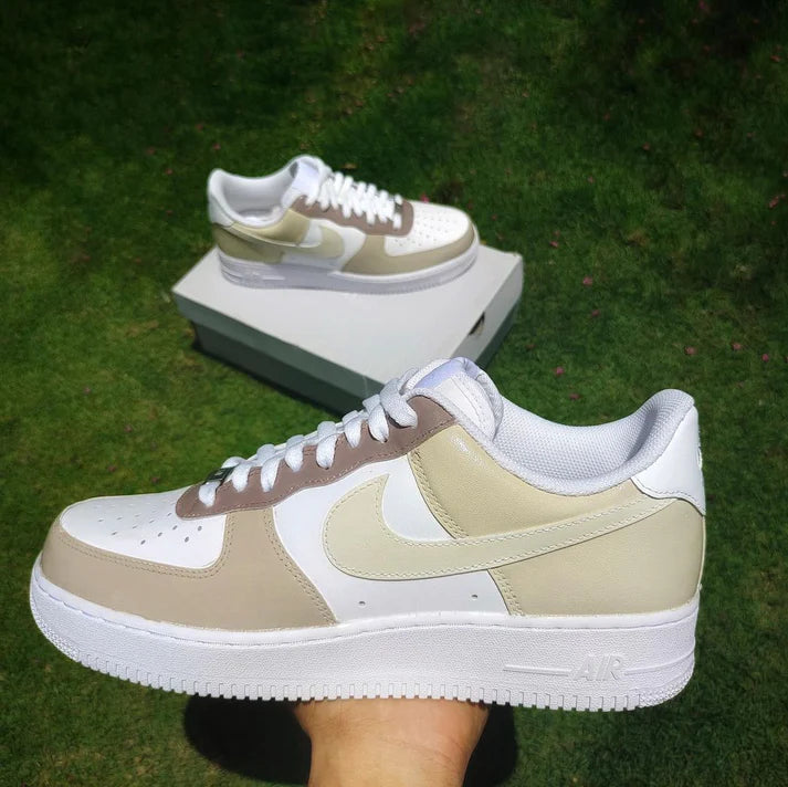 NIKE AIR FORCE 1 X MOCHA PASTEL OPEN BOX UNUSED