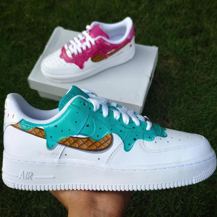 NIKE AIR FORCE 1 X WAFFLE ICE CREAM OPEN BOX UNUSED