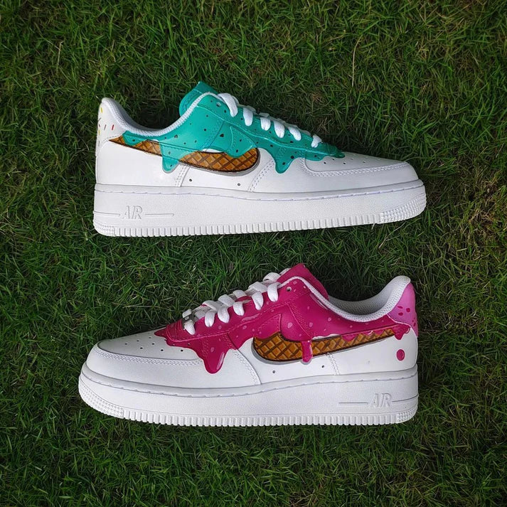 NIKE AIR FORCE 1 X WAFFLE ICE CREAM OPEN BOX UNUSED