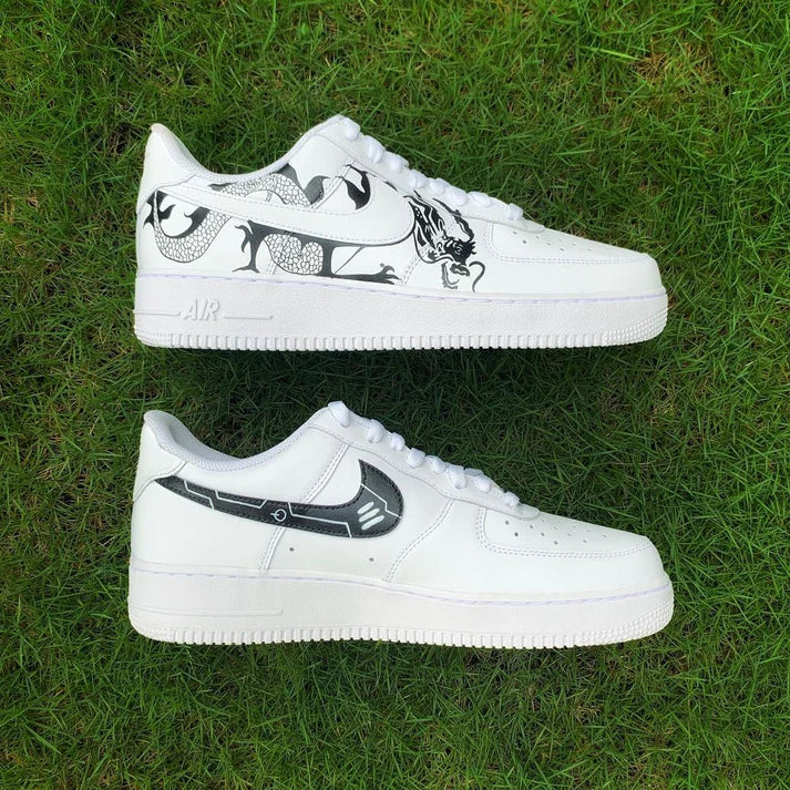 NIKE AIR FORCE 1 X CYBER DRAGON OPEN BOX UNUSED