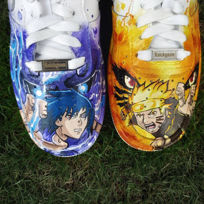 NIKE AIR FORCE 1 X NARUTO AND SASUKE OPEN BOX UNUSED