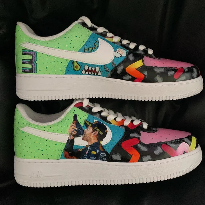 NIKE AIR FORCE 1 X DANIEL RICCIARDO SHOEY OPEN BOX UNUSED