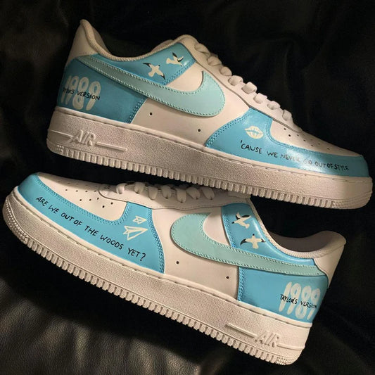 NIKE AIR FORCE 1 X TAYLOR SWIFT 1989 ERAS TOUR OPEN BOX UNUSED