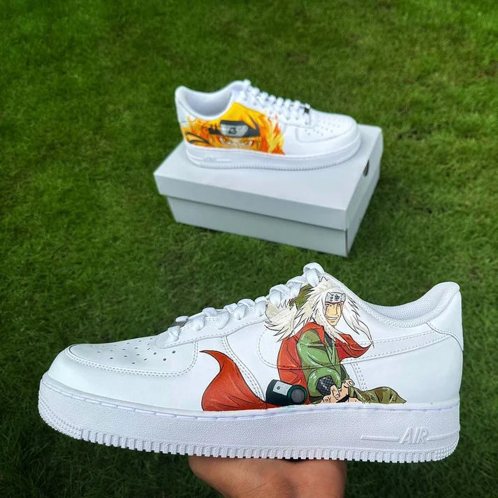 NIKE AIR FORCE 1 X NARUTO X JIRAYA OPEN BOX UNUSED